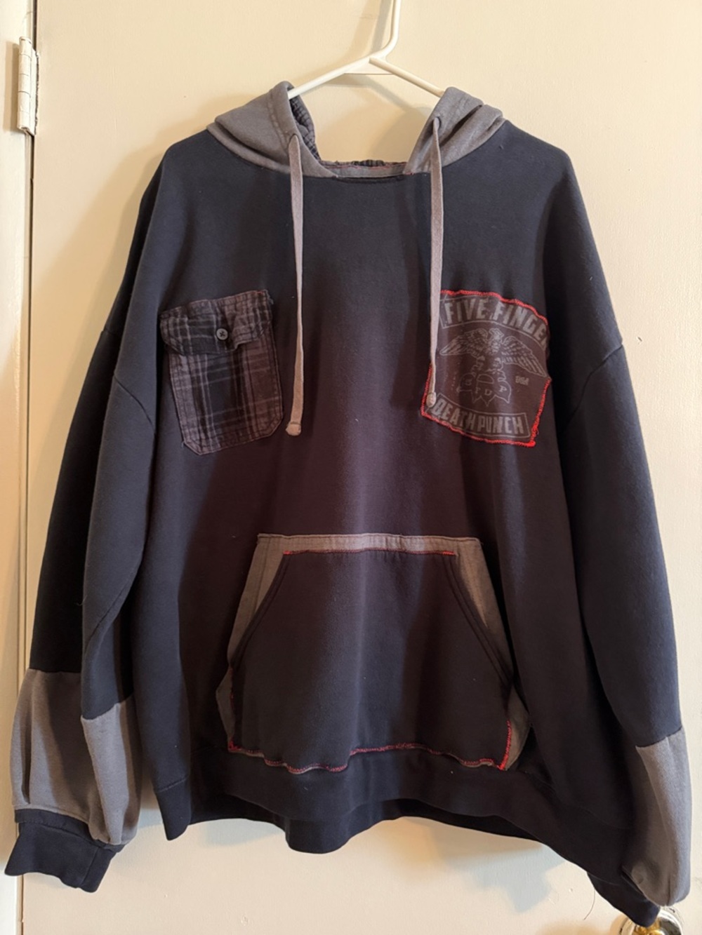 Upcycled Five Finger Death Punch Hoodie